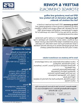 Battery & Power Storage Brochure
